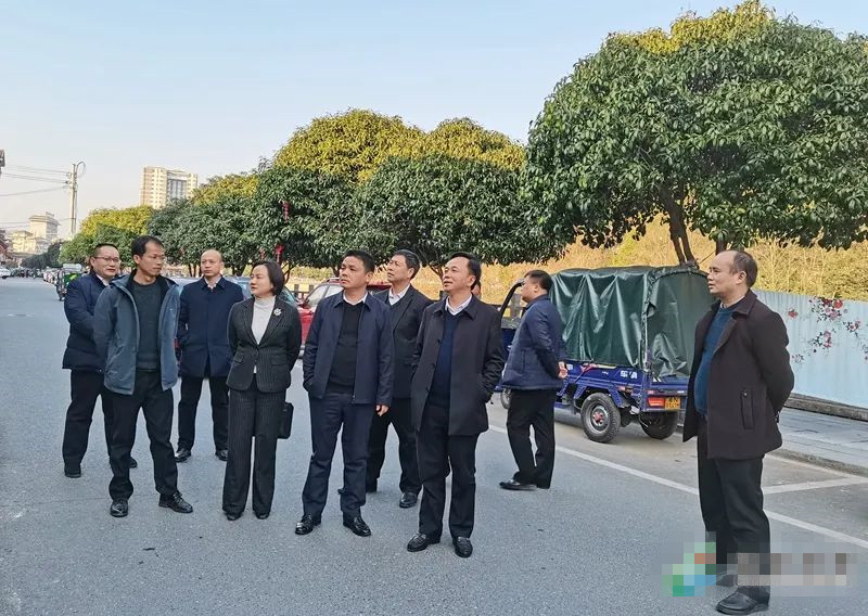 田刚调研督导城区民生实事项目建设 - 通道县人民政府