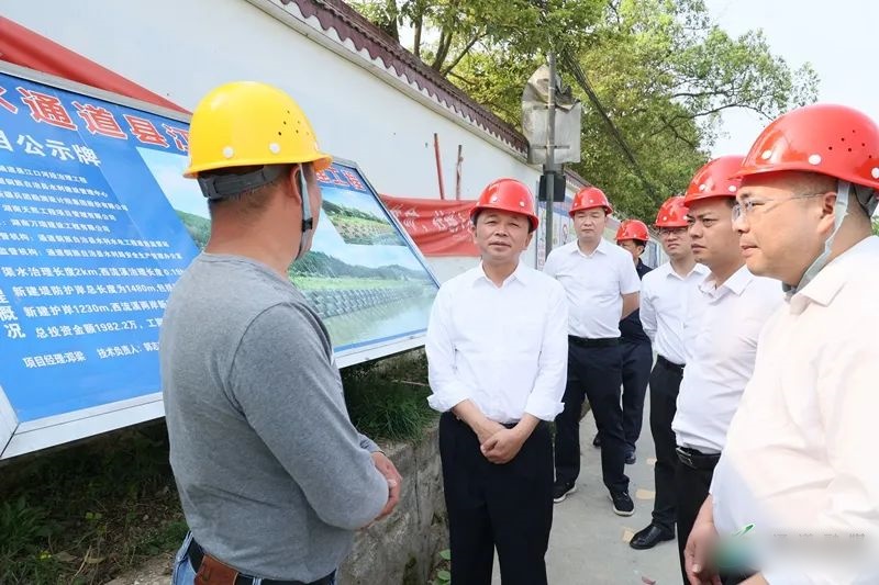 田刚督导春耕生产水利建设暨防汛工作