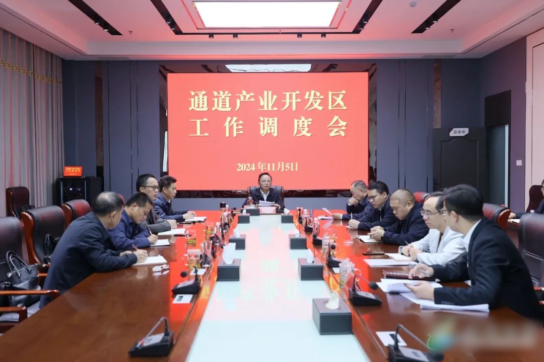 田刚调研通道产业开发区建设工作