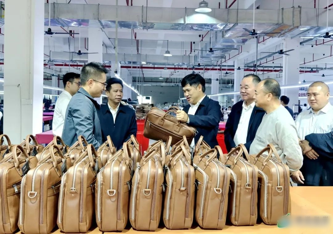 覃歇民到通道产业开发区调研企业生产和项目建设