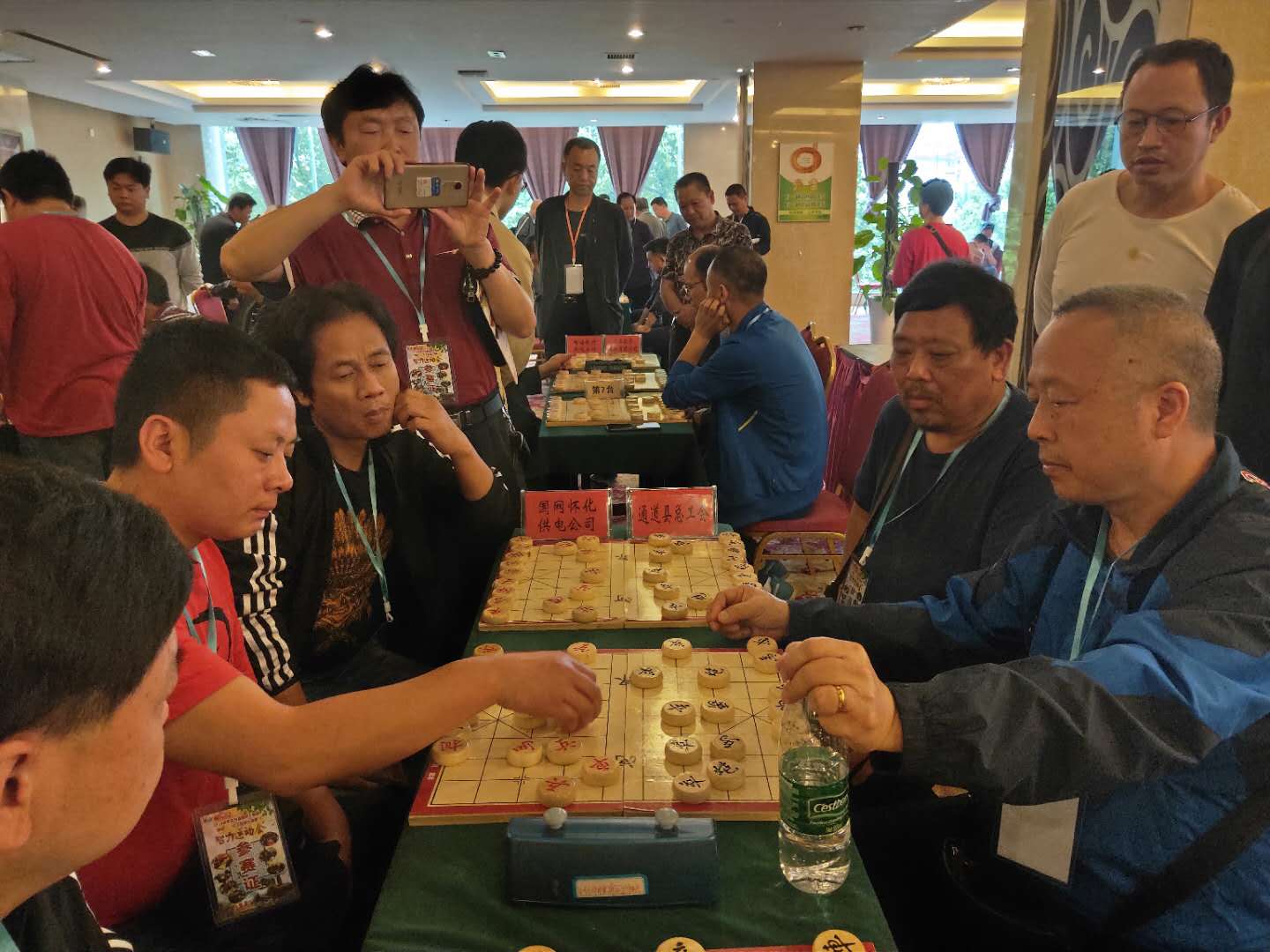 通道县参加怀化市首届职工棋牌群奕千人百团大战赛比赛