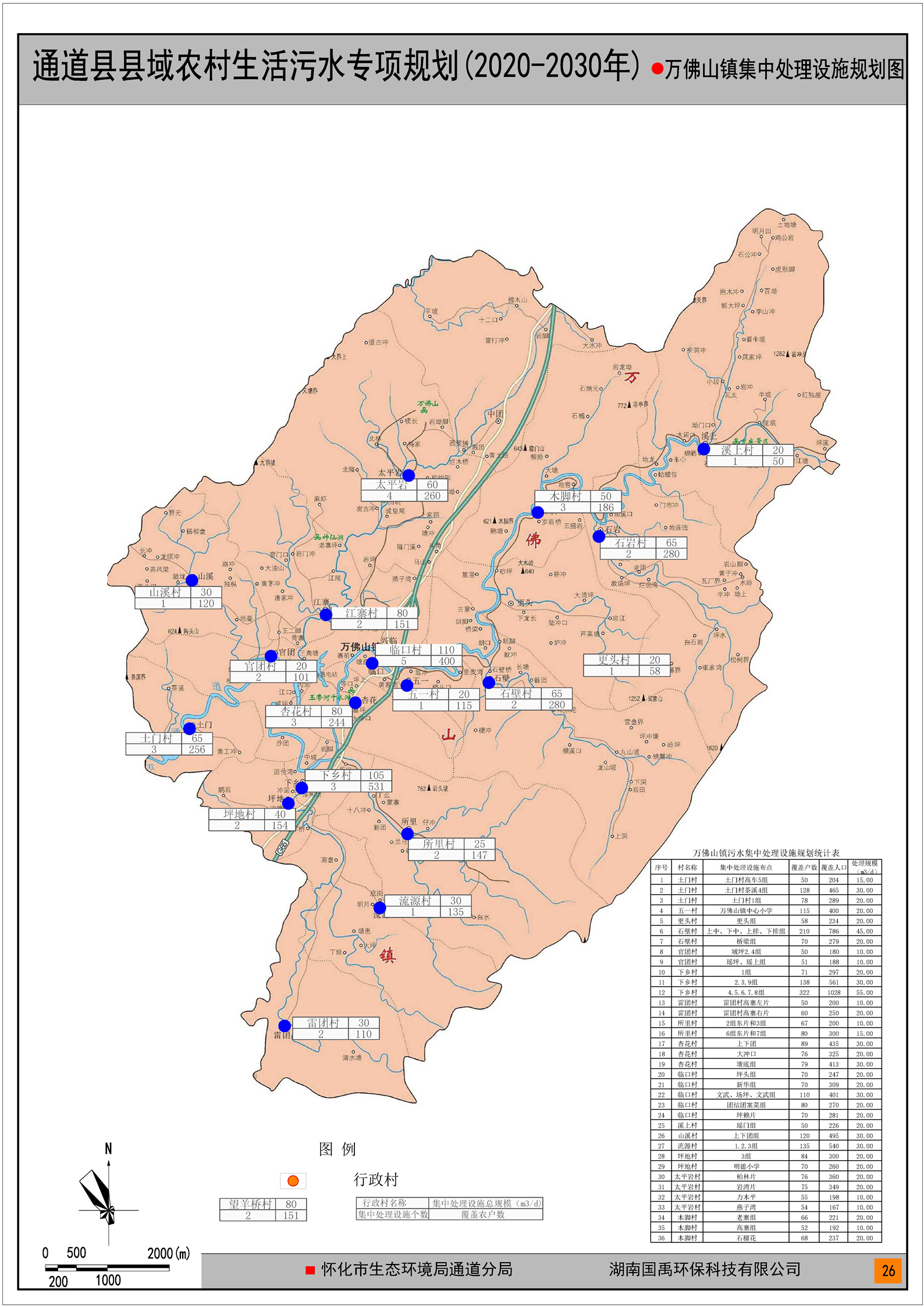 通道县县域农村生活污水治理专项规划20202030